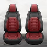 対応 トヨタ カローラアクシオ シートカバー レザー 保護 カーシートカバー 防水 シート プロテクター 取付簡単 前席用 運転 助手 2席 レッド