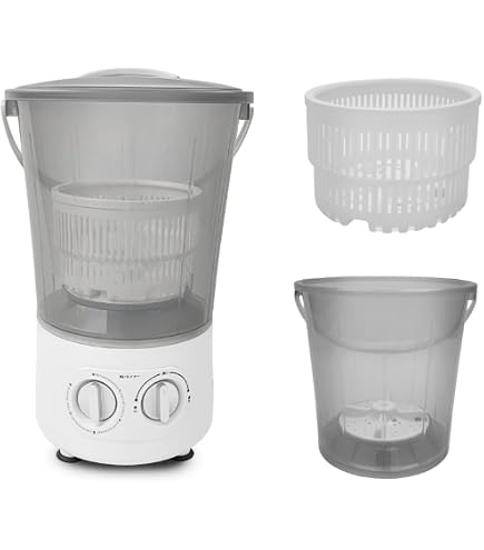 Amazon.co.jp: 【Adotpo】 小型洗濯機 ミニ洗濯機 簡単ダイヤル式 簡易