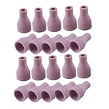 DealMux 6ミリメートルX 30ミリメートル溶接トーチスレッドセラミックノズルの交換パートはんだ20個