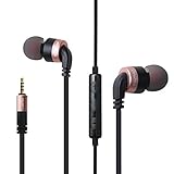 In-Ear Earbud Headphones HeadsetClear Sound Ergonomic Comfort-Fit Noise-isolating with Microphone & 
