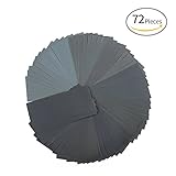 KKmoon 72枚セット 紙ヤスリ サンドペーパー 400〜3000粒度 9 * 3.6インチ 木製家具 湿式/び乾式サンディング 金属サンド 自動車 研磨 仕上げ