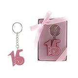 Sweet 15 Key Chain - Pink, CASE OF 48 by DollarItemDirect [並行輸入品]