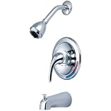 Olympia Faucets P-2360T Single Handle Tub/Shower Trim Set, Chrome Finish by Olympia Faucets