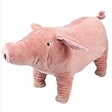 Yurika 犬おもちゃ ぬいぐるみ 可愛い豚 犬 歯磨きドギーマン 犬 誕生日 プレゼント テディ ゴールデンレトリバー ペットおもちゃ 丈夫(S)