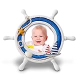20% Off Josies Nautical Handcrafted Ship Helm Round Picture Frame 4x4 in, Diameter 9 in, Small Diame