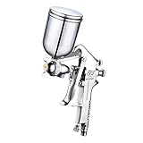 Perfk エアースプレーガン　塗料銃　ペイント　カップ付き　修理　塗装作業　400ml　3〜5 Mpa 　