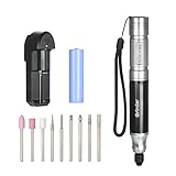 KKmoon 3.7V 35W ワイヤレス ミニルーター セット 研磨ペン 彫刻ペン 電動グラインダー ドリルツール 研磨 研削 彫刻 艶出し 仕上げ 穴開け工具