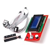 2004 LCDディスプレー スマートコントローラ　RAMPS1.4 Reprap 3Dプリンター用　アダプター付き