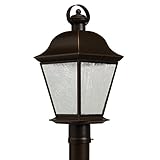 Kichler Lighting 9909OZLED Mount Vernon 10W 3000K LED Exterior Post Lantern, Olde Bronze Finish with