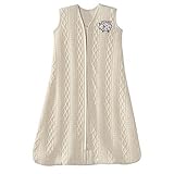 Halo Sleepsack Cable Knit Sweater Wearable Blanket Cream Lamb Small (Discontinued by Manufacturer) [