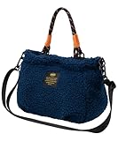 [キウ] ボアバルーントートバッグミニ BOA BALLOON TOTE BAG MINI ユニセックス メンズ レディース 男女兼用 トートバッグ ショルダーバッグ 2way ボア もこもこ おしゃれ かわいい カジュアル シンプル ネイビー K398-910