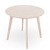 ダイニングテーブル テーブル 単品 2人掛け 天然木 丸テーブル 幅90cm コンパクト 斜め脚 ホワイト