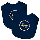 Baby Fanatic Team Color Bibs, University of Michigan, 2-Count by Baby Fanatic [並行輸入品]