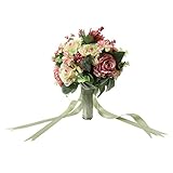 Lovoski 造花　ブライダル　花嫁　介添人　リボン　結婚式　装飾　花束　マルチ