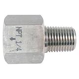 アソー:ASOH ステンレス製 変換内外ソケット 外PT1/4×内NPT1/4 NF-8322 型式:NF-8322