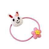 [ミキハウス] MIKIHOUSE 編みうさこ＆お花 ポニー 16-2156-788 白