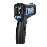LeaningTech 赤外線 温度計 温度測定器 非接触 デジタル液晶表示 測定範囲-50℃～800℃