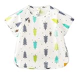 木々の防水ベビービブベビー授乳の絵画の多面的な色、1?2年