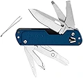 LEATHERMAN(レザーマン) マルチツール FREE T4(フリー T4) 【日本正規品】 25年保証 LTJマーク入 [Navy(ネイビー)]