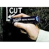 Nissen MMWHF Metal Ball Point Marker, 5/64 Tip, White by Nissen