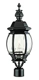 Trans Globe Lighting 4061 BK 3-Light Post Lantern, Black by Trans Globe Lighting