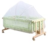 SDblue　ベビーベッド　happiness　ニュ—ジ—ランドからのマツの木　蚊帳付き