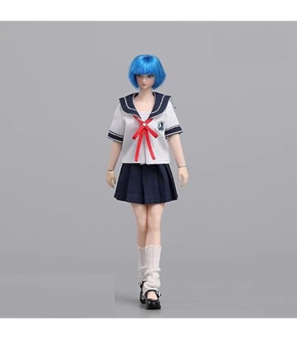 1/12スケールアクションフィギュア女子高生セーラー服 Amazon.co.jp: HiPlay 1/12 学生服 セーラー服 服装セット 日常 可動