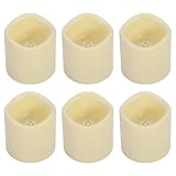 [TKOOFN]LEDキャンドルライト　【6個セット】　【焔のようなリアルライト】 ゆらゆら揺れる　AAA電池(単4)付属