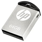 HP USBメモリ 64GB USB 2.0 スーパー ミニ 金属製 耐衝撃 防滴 防塵 のフラッシュドライブ v222w HPFD222W-64