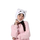 [Mjkzz] ちいかわ 帽子 着ぐるみ キャップ アニマル帽子 着ぐるみ帽子 ぬいぐるみ 写真撮影 パーティー コスプレ かぶりもの キャップ ハット マフラー ギフト プレゼント 周辺グッズ アニメグッズ (ハチワレ)