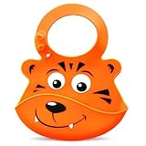 Baby Bib - Bibimals Orange Tiger by Bibimals