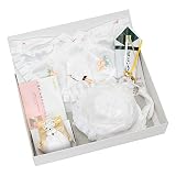 (キステ)Kisste お宮参り用 フードセット男の子用 ＜ホワイト＞日本製 4点セット（フード よだれかけ お守り袋 末広） 8-7-00066