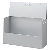 大きく開くガルバ製ゴミ保管庫【スリム】 幅100奥行37cm 604007