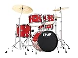 TAMA タマ Imperialstar 18"BD小口径 シンバル付き 一括ドラムセット "バーント･レッド･ミスト" IP58H6RC-BRM