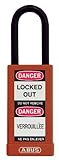ABUS 74LB/40 KD Safety Lockout Non-Conductive Keyed Different Padlock with 3-Inch Body and 1-1/2-Inc