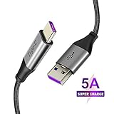 CABLETIME USB Type C ケーブル 【5A 1.5M 超急速充電 高速データ転送】 Sony Xperia XZ/XZ2,