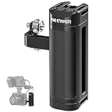 NEEWER サイドハンドル 軽量カメラハンドルグリップ デュアル1/4"ネジ (18mm～20mm 間隔) 付き 1/4"ネジ コールドシュー 上下に調整可能 SmallRigに対応 NEEWER ケージに対応 CA022H