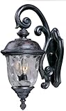 Maxim Lighting 3497WGOB Three Light Water Glass Wall Lantern, Oriental Bronze by Maxim Lighting [並行輸