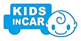 Sticker Shop Haru KIDS ＩＮ CARステッカー 車型 ２０cm ライトブルー