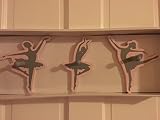Ballerina Wall Hooks/Pegs By Creative Concepts For Kids [並行輸入品]