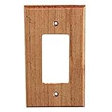Sierra Lifestyles Traditional Switch Plate, 1 Rocker, Alder by Sierra Lifestyles