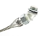 Leviton l7931 3 / 8インチ45度、オス、アルミボディ、liquid-tightメタルコア電線管、strain-reliefグリップ