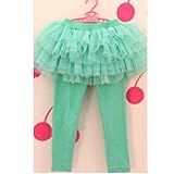 Candykids ボリューミーTUTUチュールスカート付き レギンス チュチュ スカート スカッツ「 子供服 【 女の子 キッズ 子供 チュチュスカート スカッツ スカート パニエー 】」 (１００