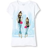 ザ・チルドレンズプレイス THE CHILDREN'S PLACE/ グリッターマム&マッチングティファッショングラフィックティ トップス半袖Tシャツ 7～8歳【並行輸入】