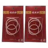 三線チル（弦） 琉王印 2号弦 3本セット×2 ＋うちなーむんシール