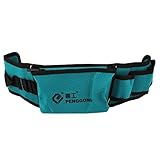 uxcell　 ウエストバッグ　修理ツールバッグ　 8コンパートメント　調節可能なストラップ　ブルー　ブラック