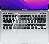 【2024 M4/M3/M2 チップ】Macbook Pro 14/16 Air 13/15 インチ キーボードカバー 日本語JIS配列 2021-2024 型番 A3112/A3401/A3185/A3403/A3186/A3113/A3114/A2991/A2992/A2779/A2780/A2941/A2681 極薄 透明 保護フィルム 防水防塵カバー