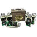 ACETECH 蓄光BB弾 発光BB弾 緑 0.20g/0.25g 9600発 生分解性PLA製 高精度エアガン用 (0.2g/9600発, 緑色)