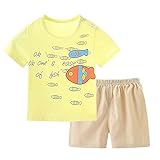 【SEBLES】ベビー服 ベビー 赤ちゃん 男の子 女の子 半袖 Ｔシャツ 短パン パンツ シャツ セット 夏 キャラクター プリント 可愛い 涼しい コットン 綿(タイプR,100cm)