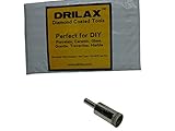 Drilax ® Small Diamond Coated Drill Bit Hole Saw Pick Size 1/4", 5/16", 3/8", 1/2", 5/8", 3/4", 7/8"